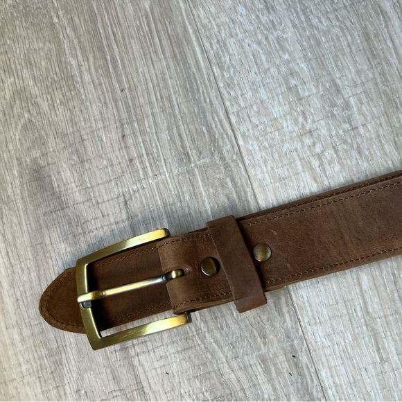 Nisolo Owen Belt Mens leather belt tobacco - Picture 7 of 16